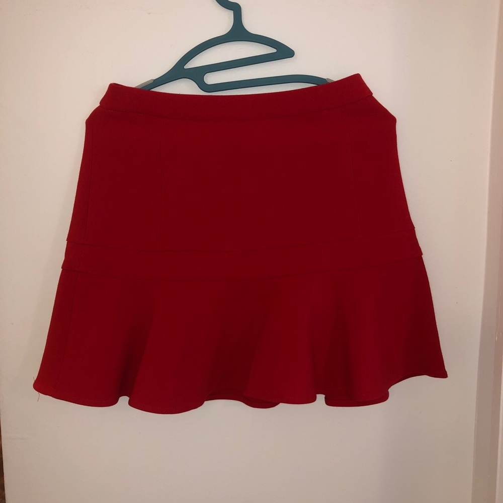 Red skirt